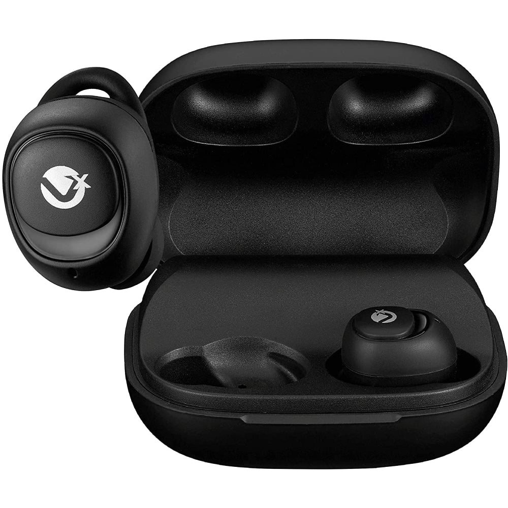 VolkanoX Astral Series True Wireless Earphones with Powerbank Charging Case - Black