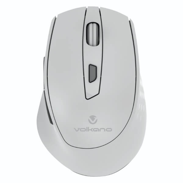 Volkano Chrome Series 2.4Ghz Wireless Ergonomic - Gray