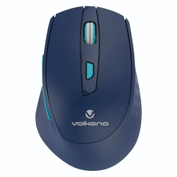 Volkano Chrome Series 2.4Ghz Wireless Ergonomic - Blue