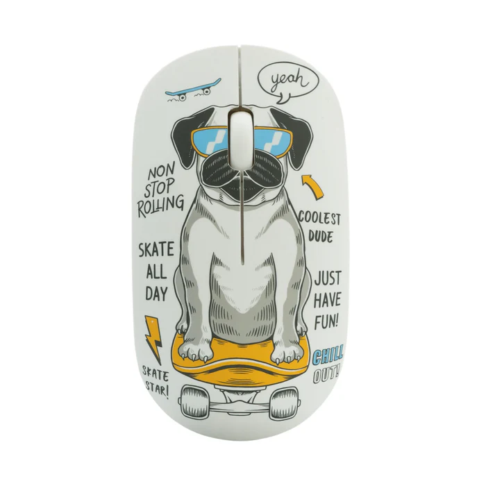 Volkano Tag Series 2.4G Wireless Optical MouseUSB/TypeC Pug