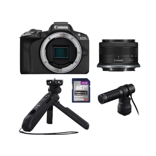 Canon EOS R50 Mirrorless Camera Creator Kit