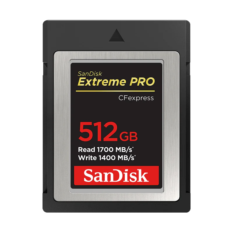 SanDisk Extreme PRO CFexpress™ Card Type B, 512GB, 1700MB/s Read, 1400MB/s Write