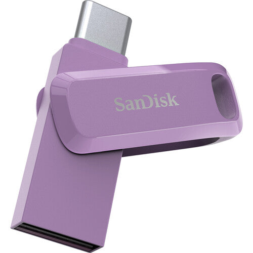SanDisk Ultra Dual Drive Go USB Type- C, Lavender, Global, 400MB/s 128GB
