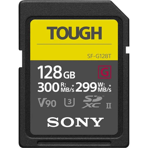 Sony SD G-Series Tough UHS-II U3 300MB/s 128GB SDHC