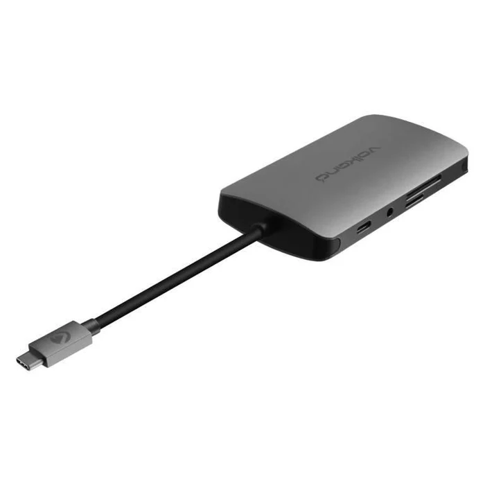 VolkanoX Core Multi series USB Type C - HDMI + 3xUSB 3.0 + LAN + Card Reader + Audio + PD