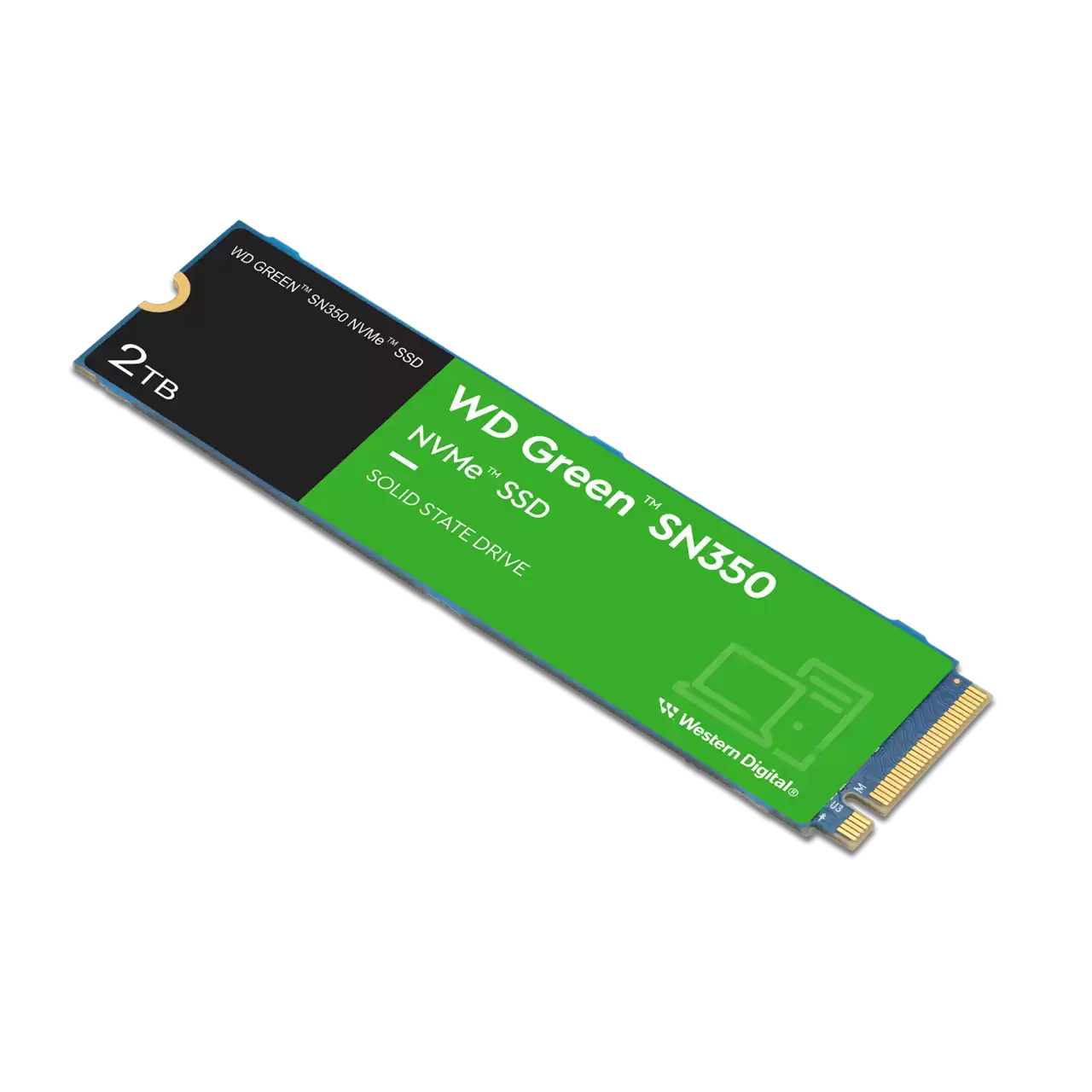 WD Green WDS200T3G0C  SN350 2TB PCIE M.2 3D NAND NVMe SSD
