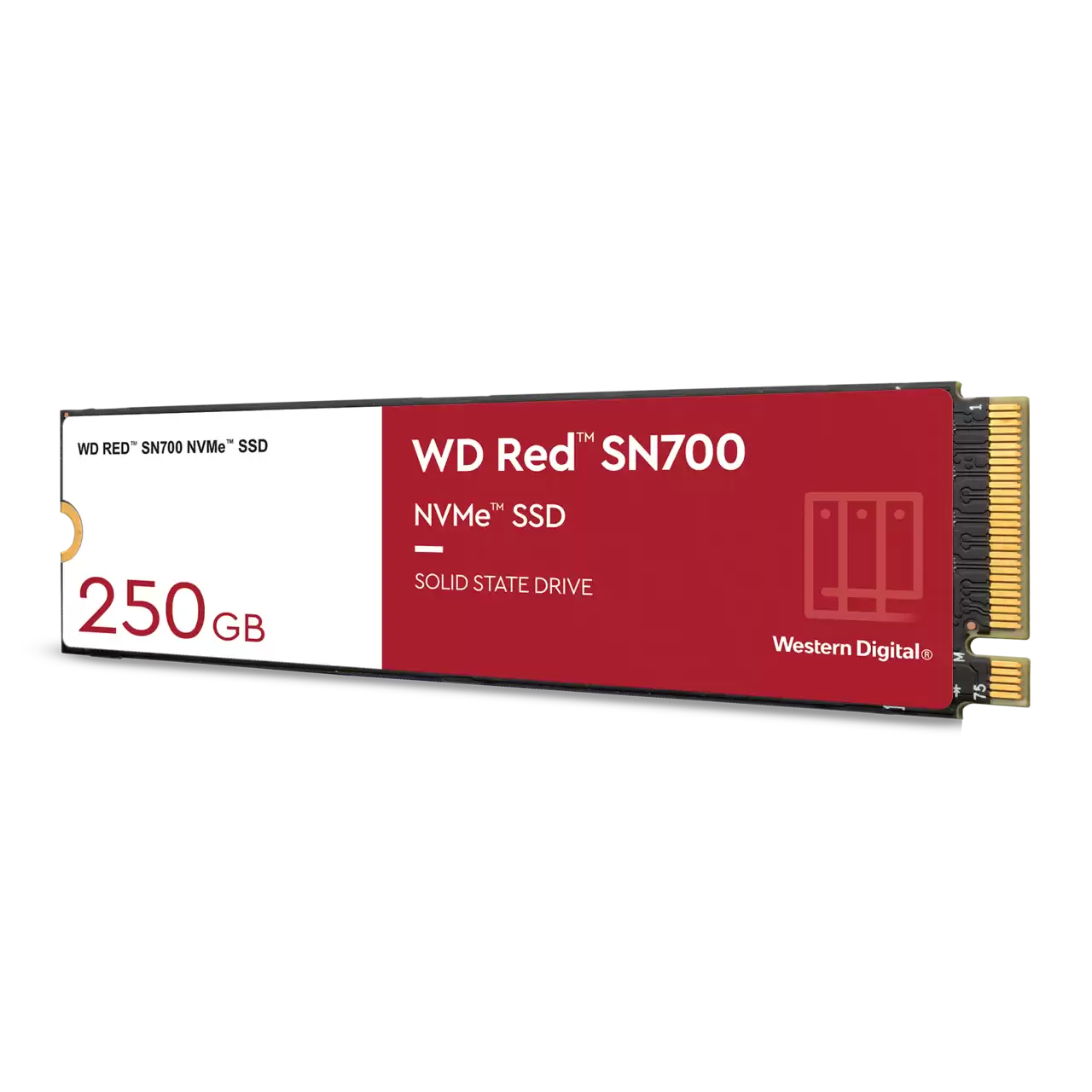 WD Red™ SN700 250GB PCIE M.2 3D NAND NVMe SSD