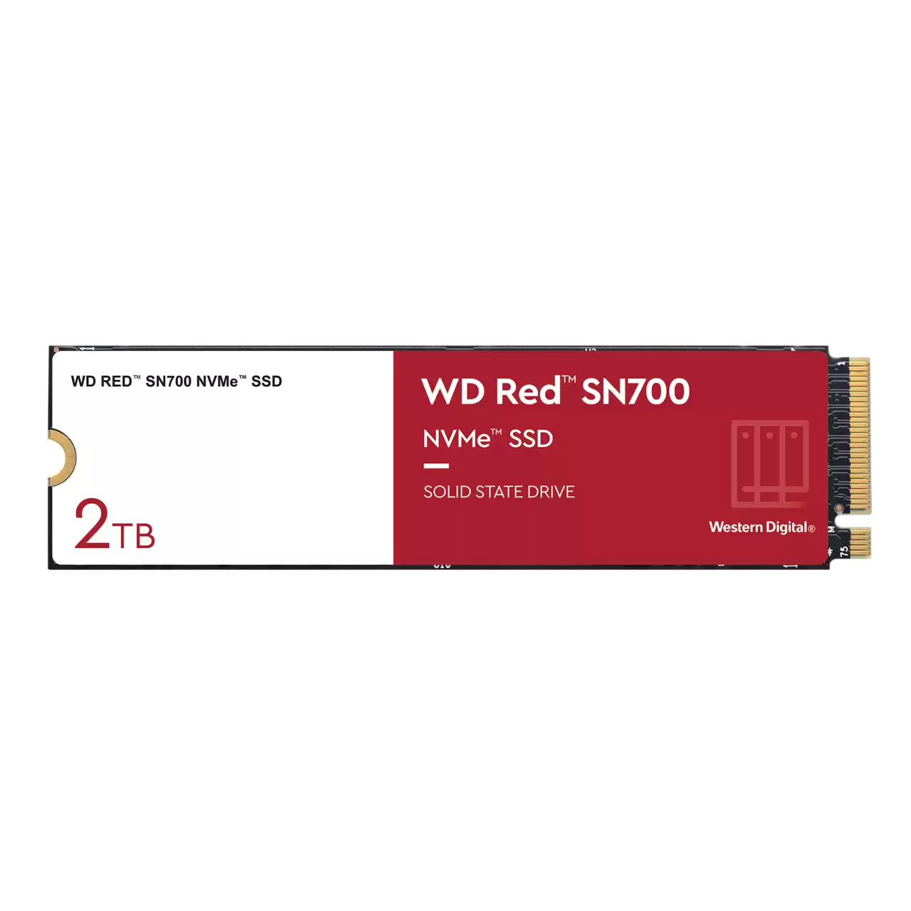 WD Red™ SN700 2TB PCIE M.2 3D NAND NVMe SSD