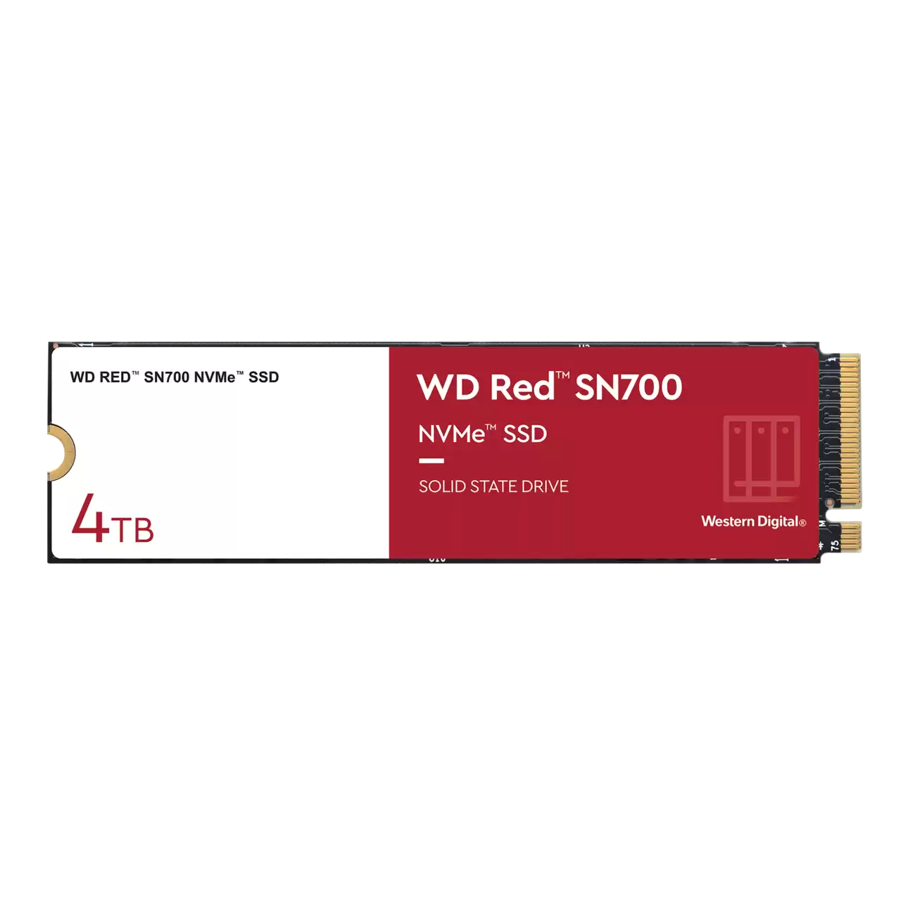 WD Red™ SN700 4TB PCIE M.2 3D NAND NVMe SSD