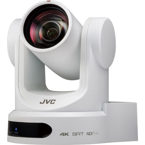 JVC KY-PZ400NWE 4K PTZ camera, white, 12 x zoom, with NDI, dual streaming