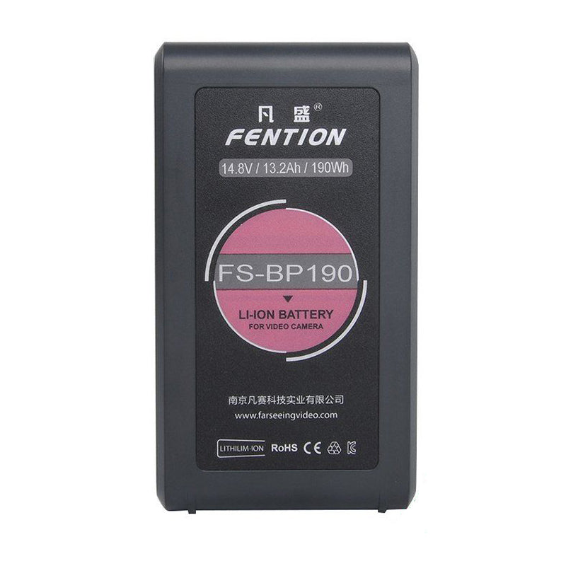 Farseeing FS-BP190 13200mAH/190WH/14.8V V-Lock Battery (Includes USB, D-Tap)