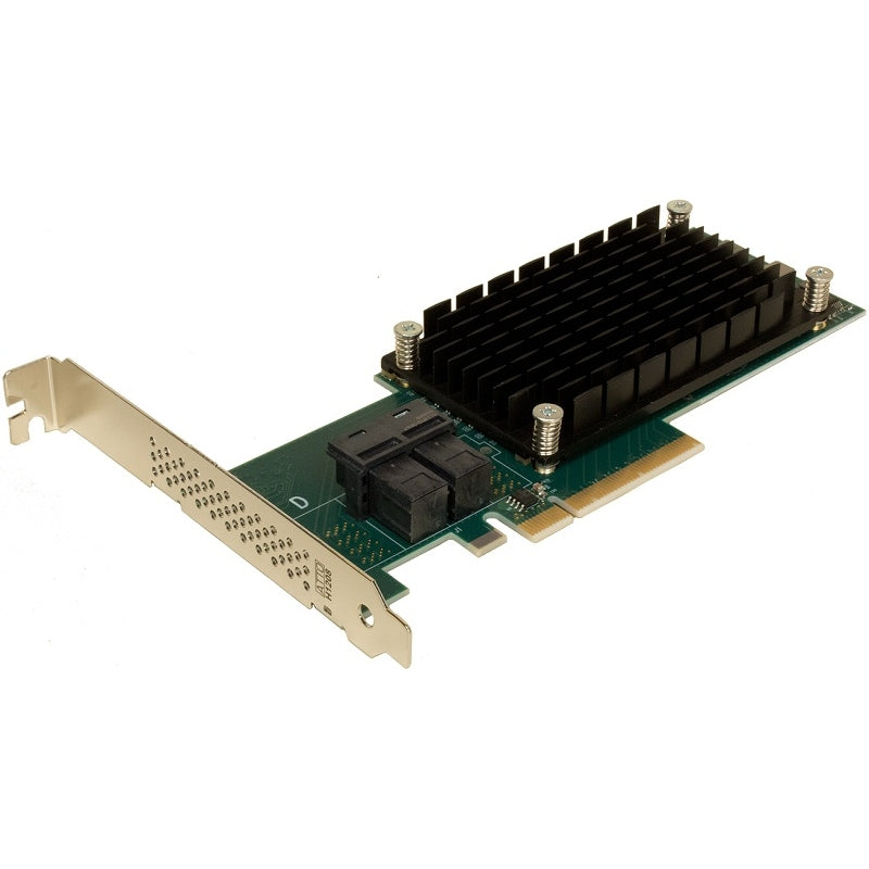ATTO 4-Port External/4-Port Internal x8 PCIe 3.0 to12Gb SAS/SATA, Low Profile