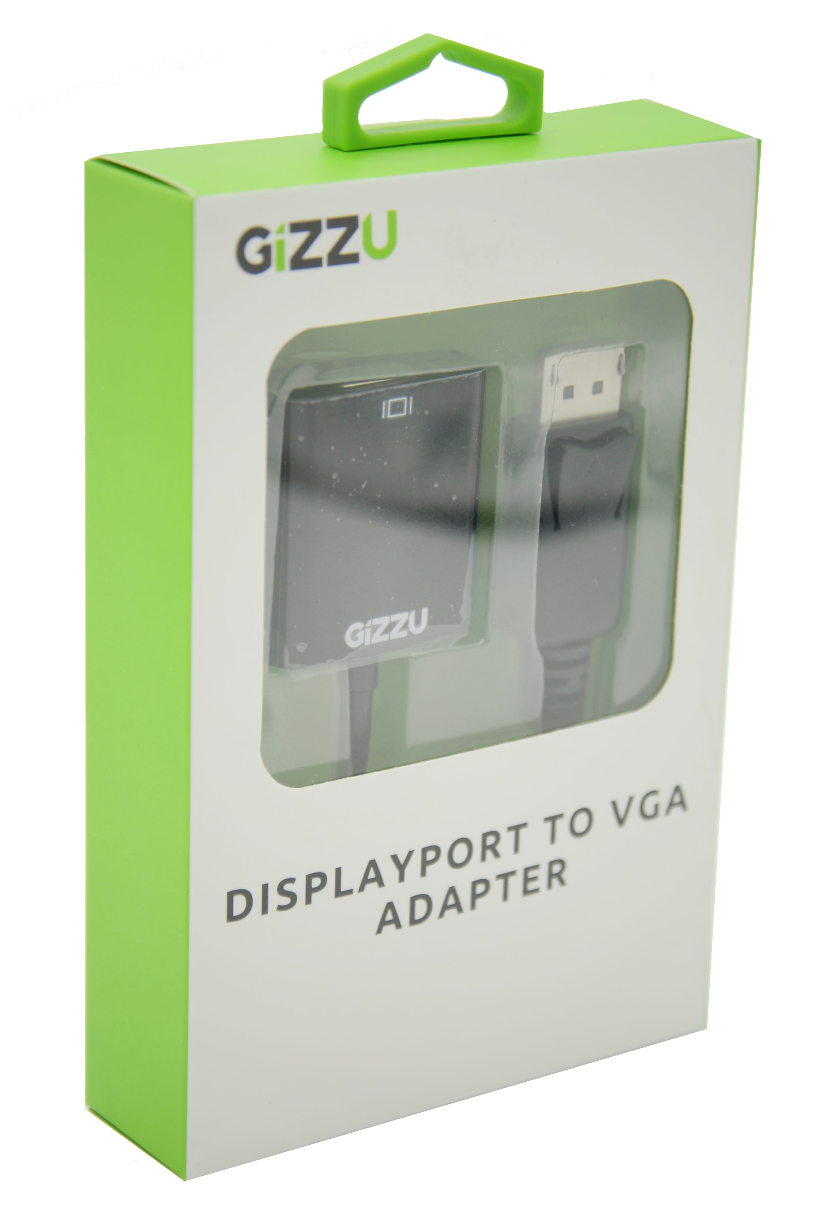 GIZZU Display Port to VGA Adapter Black