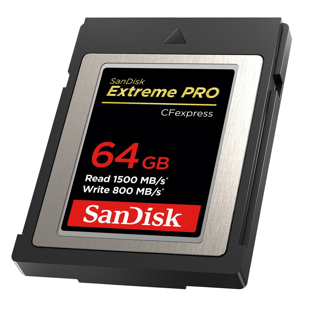 SanDisk Extreme PRO CFexpress™ Card Type B, 64GB, 1500MB/s Read, 800MB