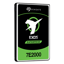 Seagate Exos 7E2000 2TB 512e SATA 2.5" Drive; 6GB/s