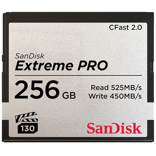 Sandisk Extreme Pro CFAST 2.0 256GB 525MB/S VPG130