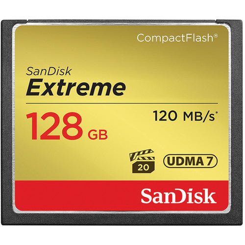 Sandisk Extreme CF 128GB, 120MB/s, 800X