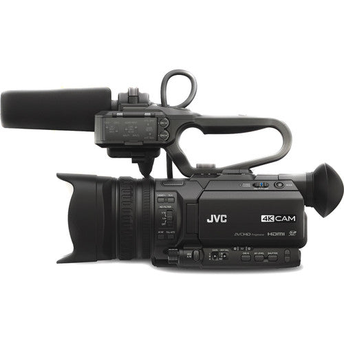 JVC GY-HM180E Solid State Ip 4k/Hd Camcorder, Handheld With Hd-Sdi(3g) Output