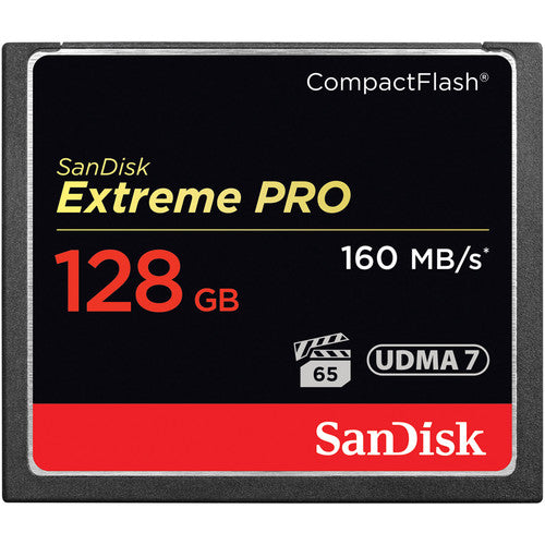 Sandisk Extreme Pro CF 128GB, 160MB/s, 1067X