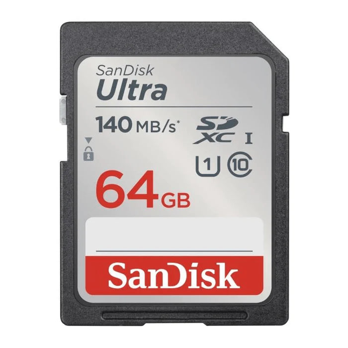 SanDisk Ultra 64GB SDXC Memory Card (140MB/s)