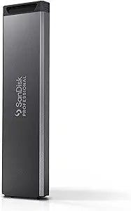 Sandisk Professional SDPM1NS-004T-GBAND PRO BLADE SSD MAG 4TB for recording from USB Type C enabled Cameras