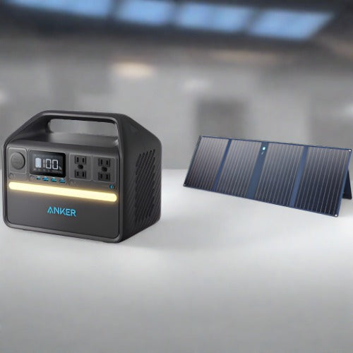Anker PowerHouse 535 + Solar Panel 100W - Bundle