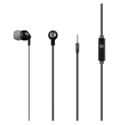 Amplify Vibe series earphones with Mic Black and Grey