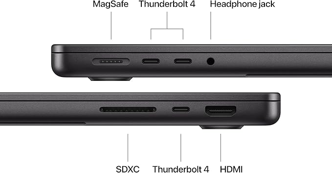Apple 14-Inch Macbook Pro: Apple M4 Chip With 10‑Core CPU And 10‑Core GPU, 16GB, 1TB Solid State Drive