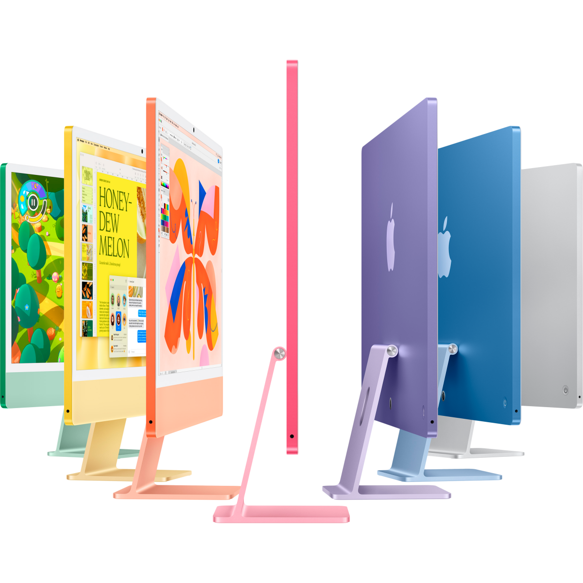 Apple 24-Inch iMac With Retina 4.5k Display M4 Chip With 10‑Core CPU And 10‑Core GPU, 24GB, 512GB Solid State Drive