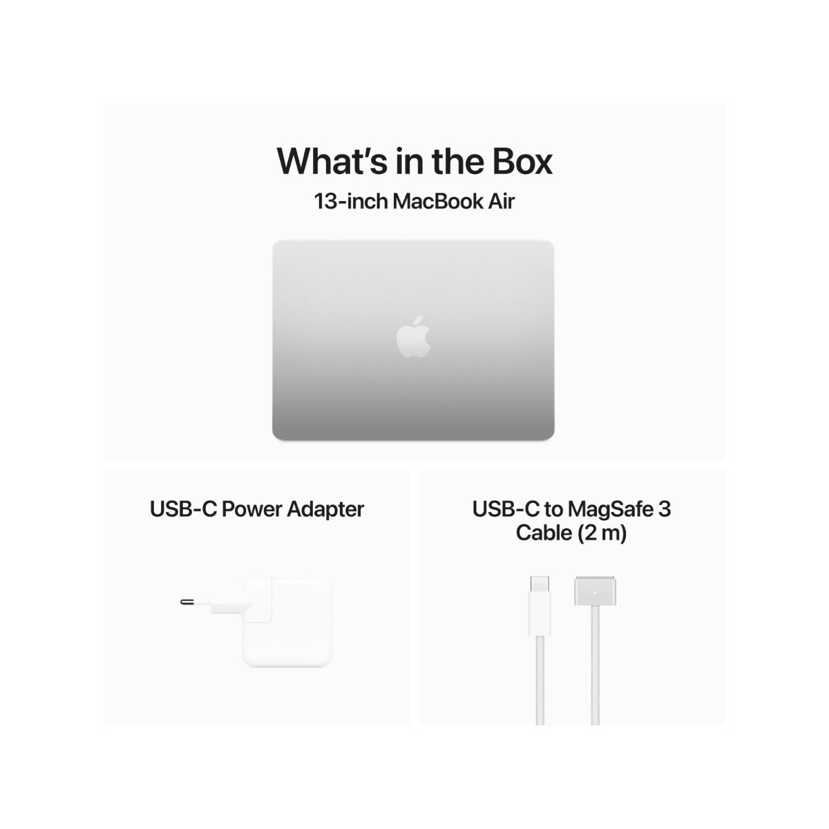 Apple 13-inch MacBook Air: Apple M3 chip with 8-core CPU and 10-core GPU. 24GB. 512GB SSD - Silver