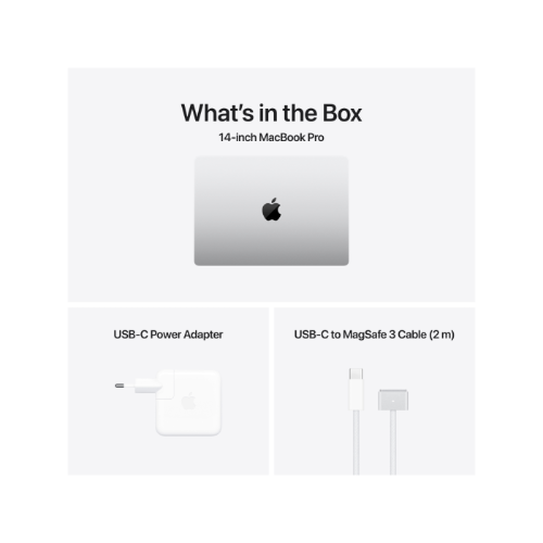 Apple 14-inch MacBook Pro: Apple M4 chip with 10‑core CPU and 10‑core GPU. 24GB. 1TB SSD - Silver