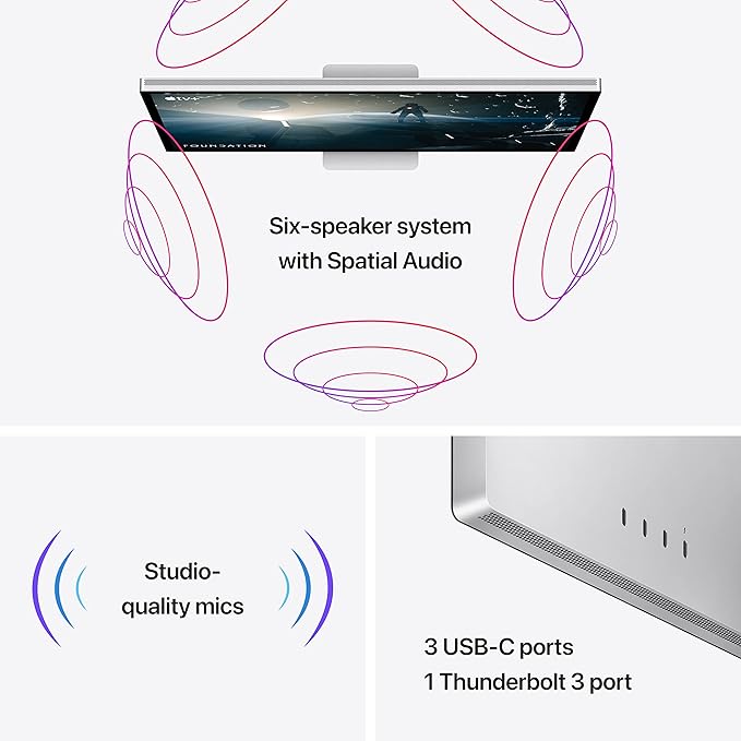 Apple Studio Display - Standard Glass - Tilt-Adjustable Stand