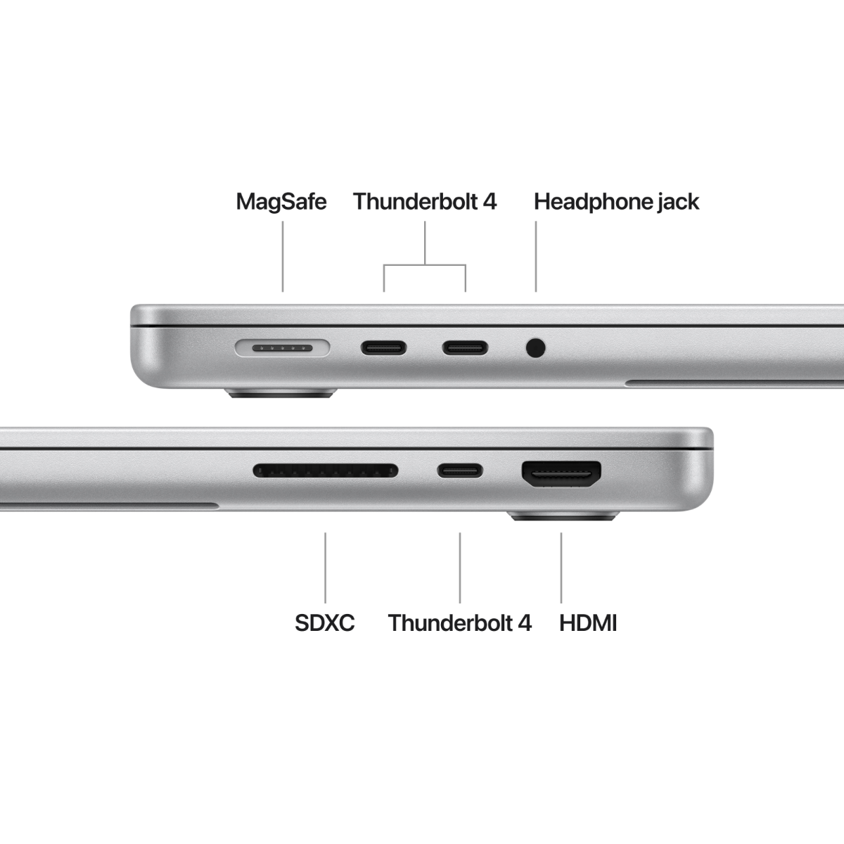 Apple 14-inch MacBook Pro: Apple M4 chip with 10‑core CPU and 10‑core GPU. 16GB. 1TB SSD - Silver