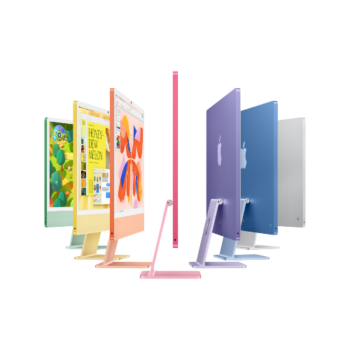 Apple 24-inch iMac with Retina 4.5K display: Apple M4 chip with 8‑core CPU and 8‑core GPU. 16GB. 256GB SSD - Pink