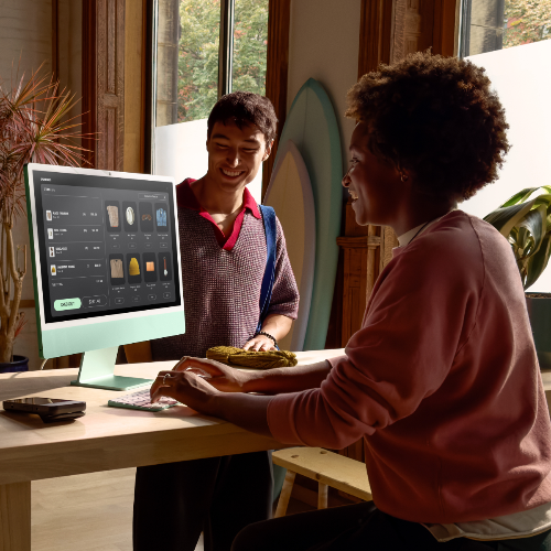Apple 24-inch iMac with Retina 4.5K display: Apple M4 chip with 10‑core CPU and 10‑core GPU. 16GB. 256GB SSD - Pink