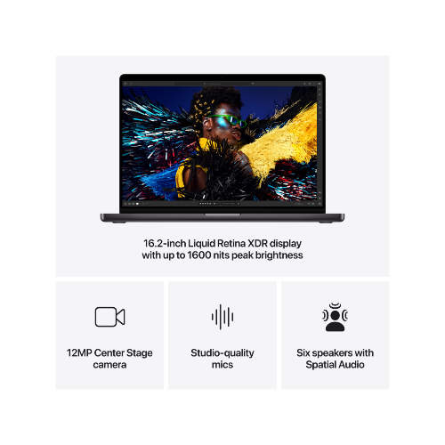 Apple 16-inch MacBook Pro: Apple M4 Max chip with 14‑core CPU and 32‑core GPU. 36GB. 1TB SSD - Space Black