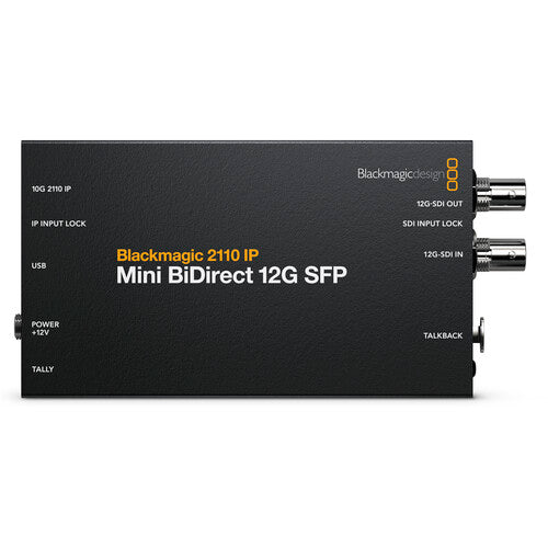 Blackmagic 2110 IP Mini BiDirect 12G SFP