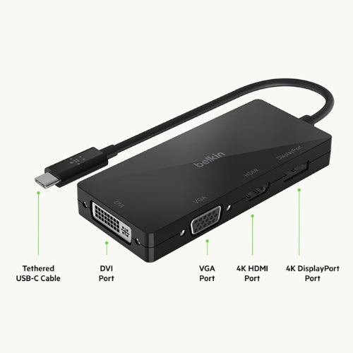 Belkin  Connect USB-C Mobile Dock/Multiport Video Adapter