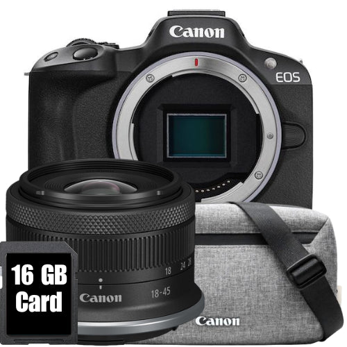 Canon EOS R50 Mirrorless Camera Travel Kit