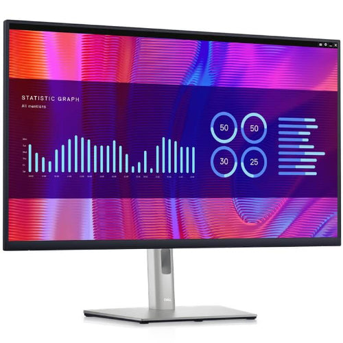 Dell 32 Usb-C Hub Monitor- P3223de- 80.1cm(31.5”), Hdmi (Hdcp 1.4), Displayport 1.4 (Hdcp 1.4), Displayport Output (Hdcp 1.4, Mst), Usb-C Upstream/Displayport 1.4 Alt Mode With Power Delivery (Power Up To 90w), 4 X Usb 3.2 Gen 1 Downstream, Lan (Rj-45)