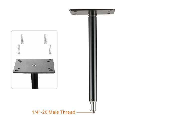 E-Image 1 section ceiling mount light stand
Max length:25cm