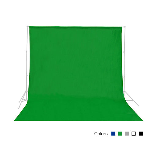 E-Image SOLID MUSLIN BACKGROUND-1pc only (color avaliable: WHITE/BLACK/BLUE/ GREEN) 3*6M (NO STAND)