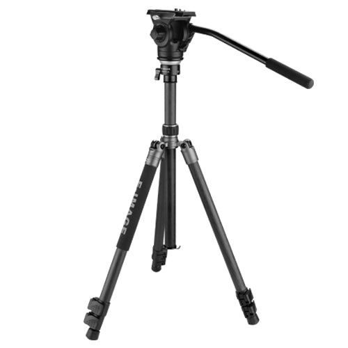 E-Image Carbon fiber Tripod with 610FH Fluid Head