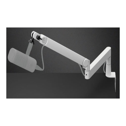 Elgato Wave Mic Arm Pro - Studio-grade boom arm; 780 mm Horizontal reach; 750 mm vertical reach; 150 mm Riser extension - White