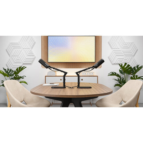 Elgato Wave Desk Stand - 1kg Load; 216mm horizontal reach; 411mm vertical reach; 275° arm rotation; 360° head rotation.