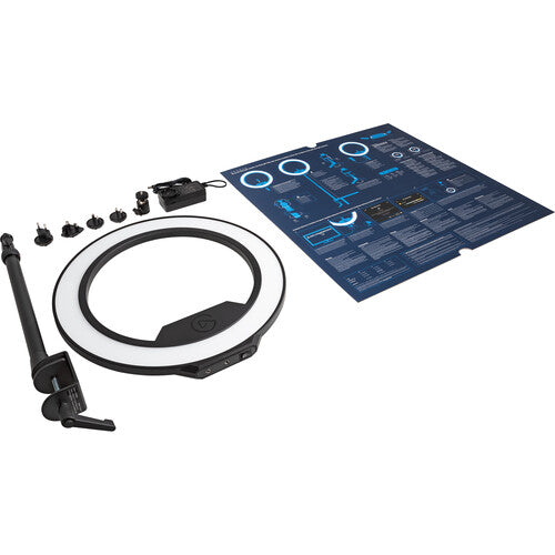 Elgato Ring Light - Brightness - 2500 Lumens (adjustable); Color Range 2900 - 7000K; Connection: 2.4 GHz / 5 GHz; 802.11 a/b/g/n