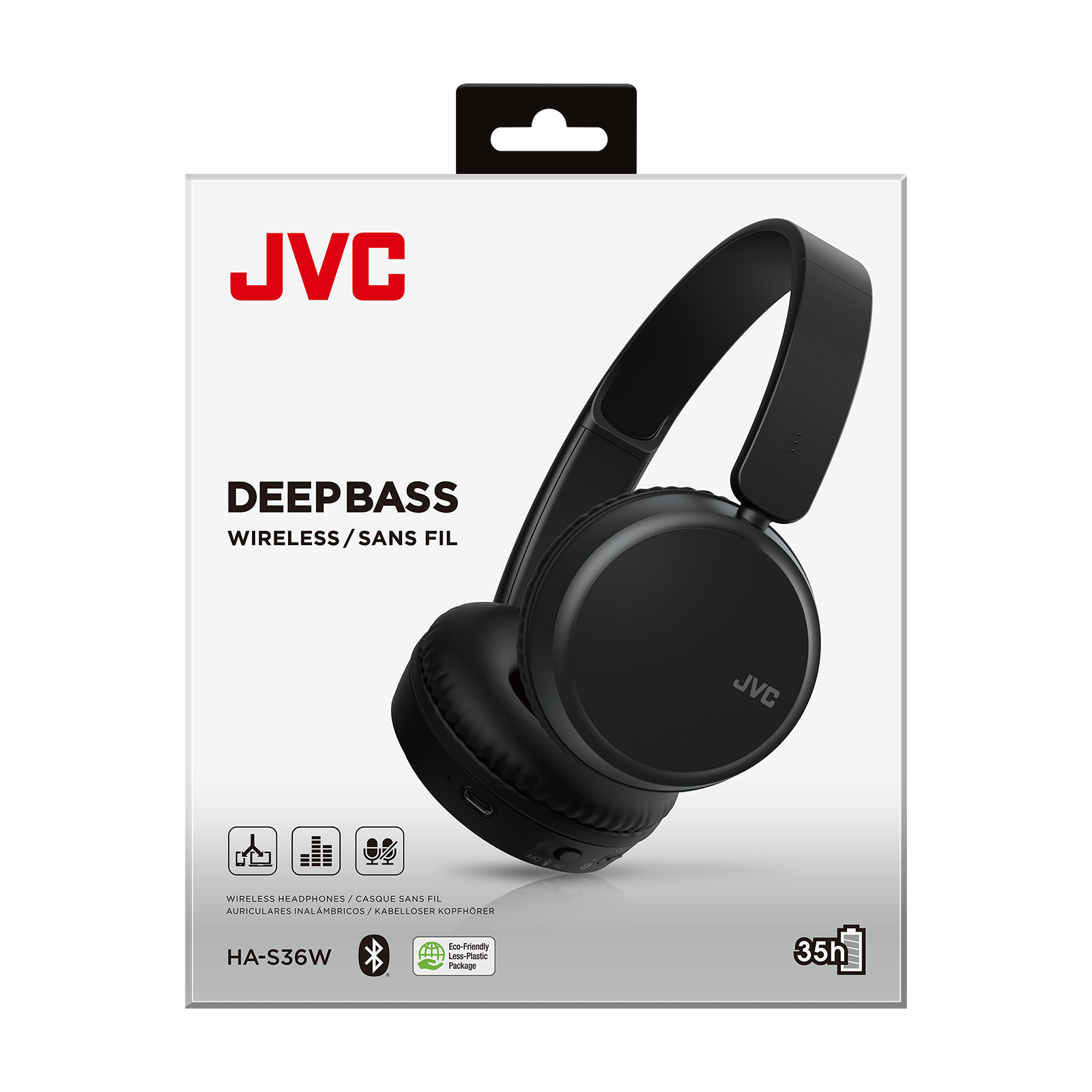 JVC Foldable Bluetooth On-Ear Headphones