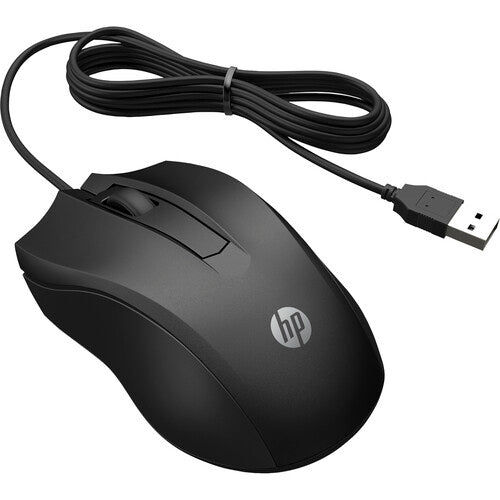 HP 105 Black Wired Mouse