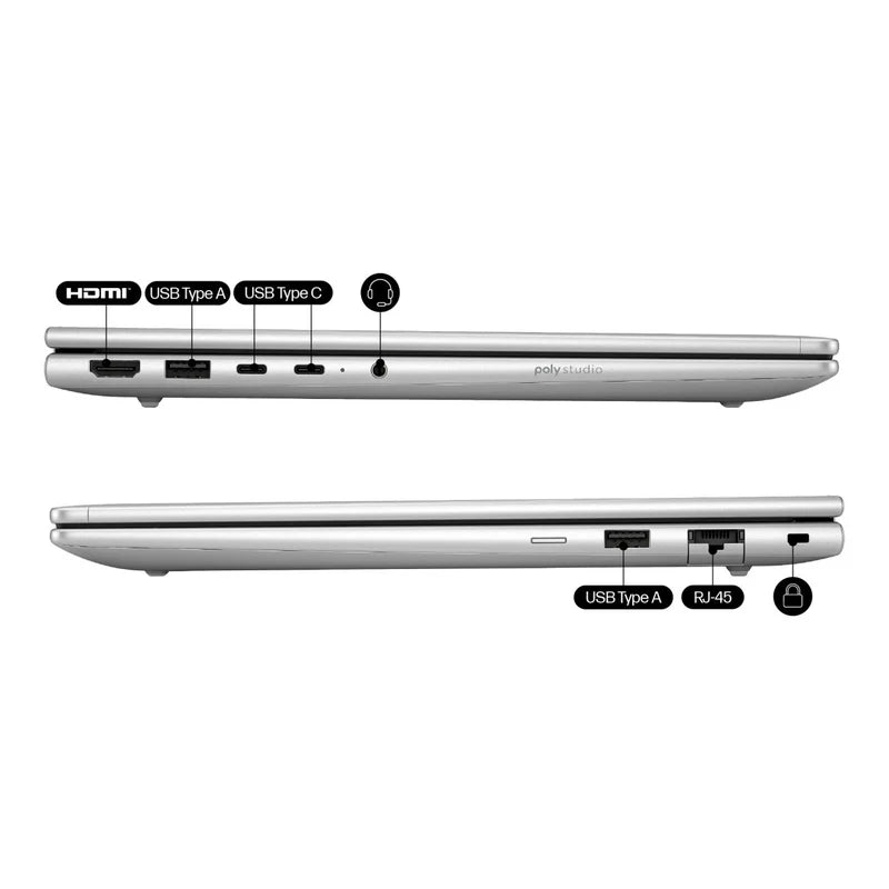 HP ProBook 4 NB G1iR NON-AI 14in Core 5 120U 16GB 512GB BL W11P 1YW Silver