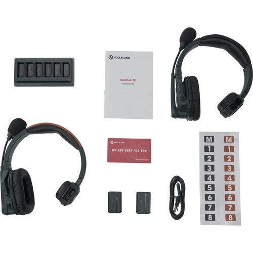 Hollyland Solidcom SE-2S Wireless 2-Person Noise Cancelling Headset Intercom
